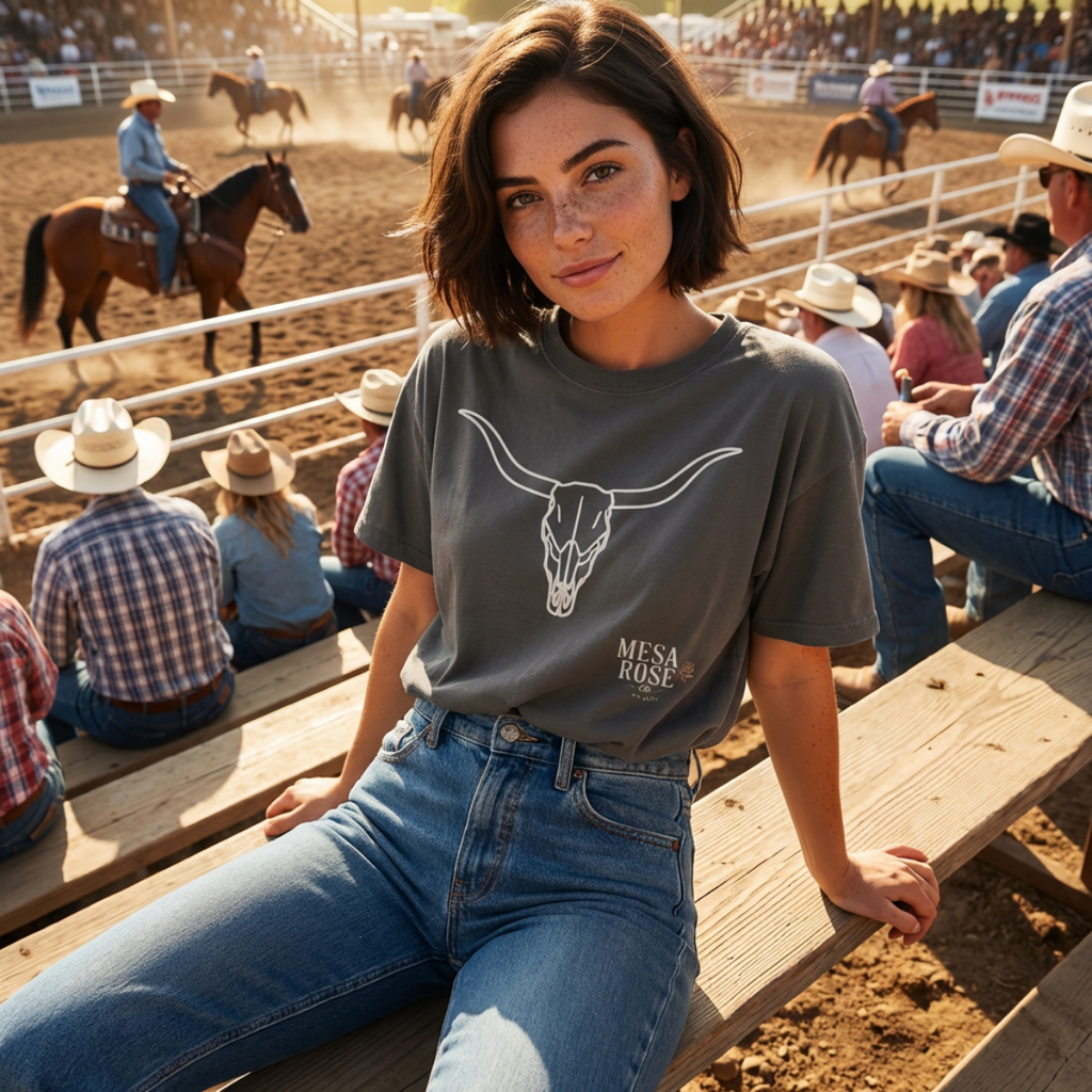 Texas Longhorn Skull T-Shirt