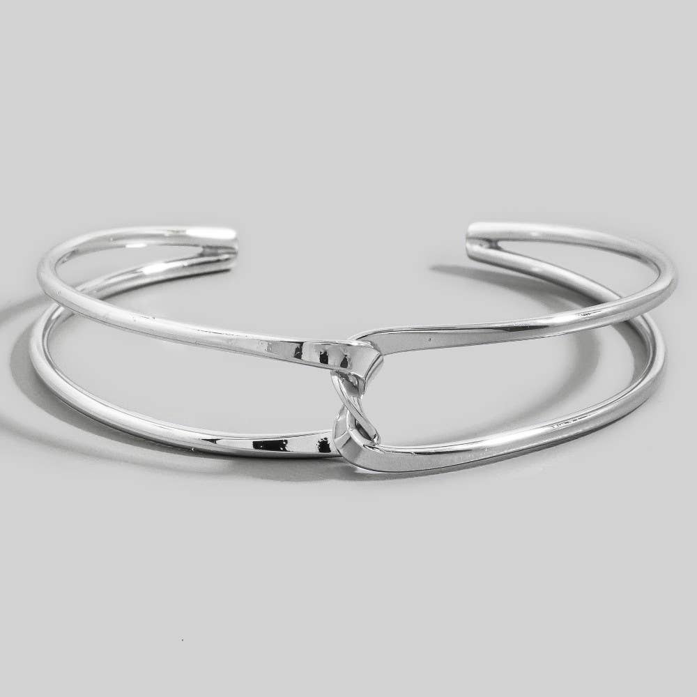 Twisted Wire Open Cuff Bracelet