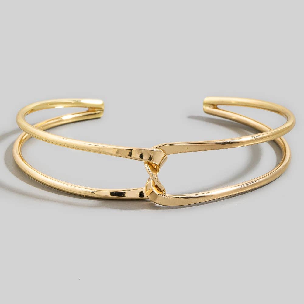 Twisted Wire Open Cuff Bracelet