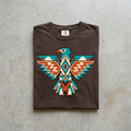 Thunderbird Southwest Geometric Tee in Espresso