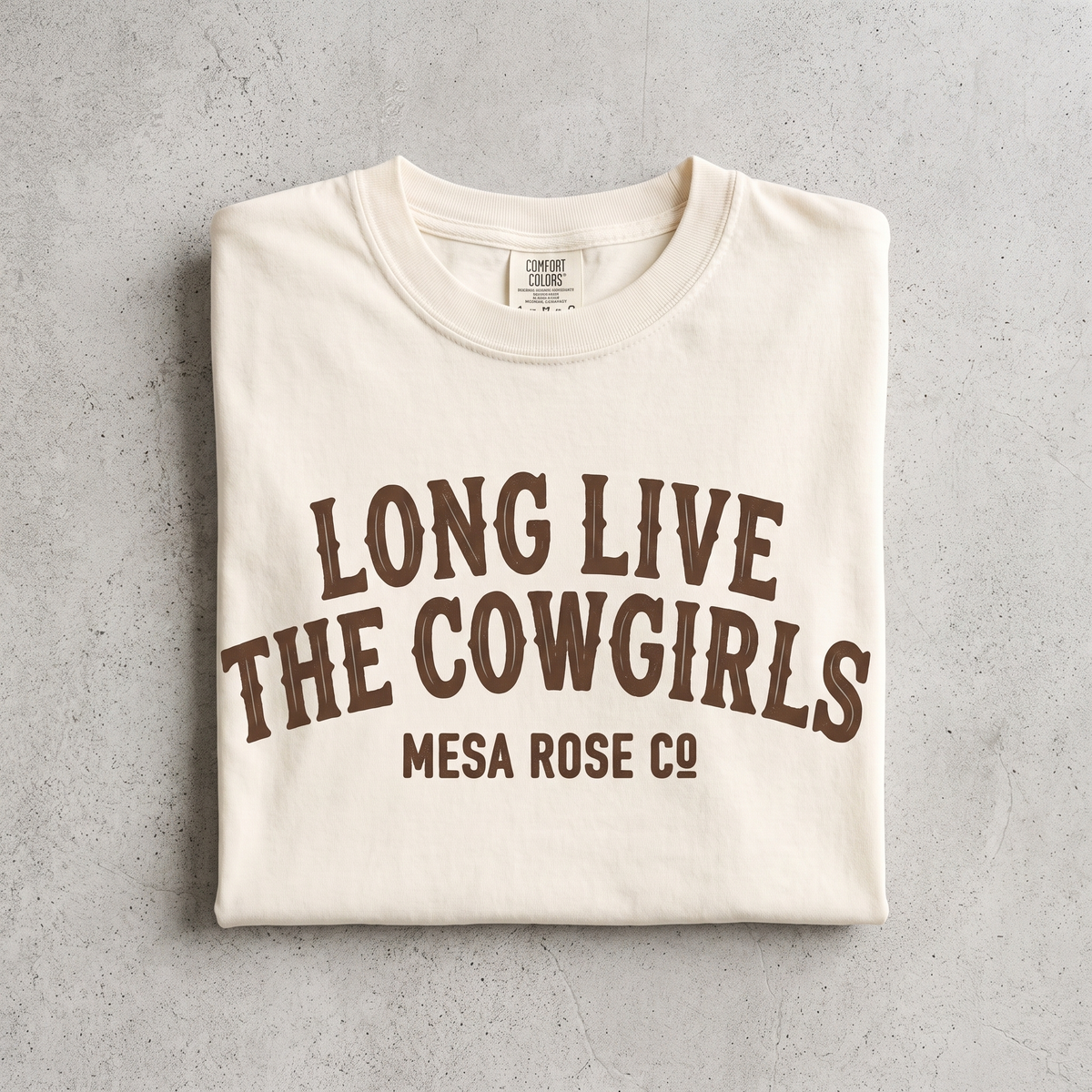 Long Live The Cowgirls Graphic Tee in Ivory